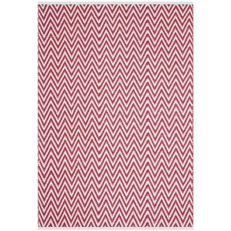 Safavieh 3 x 5 ft. Small Rectangle Montauk Hand Woven Rug Red & Ivory MTK812K-3